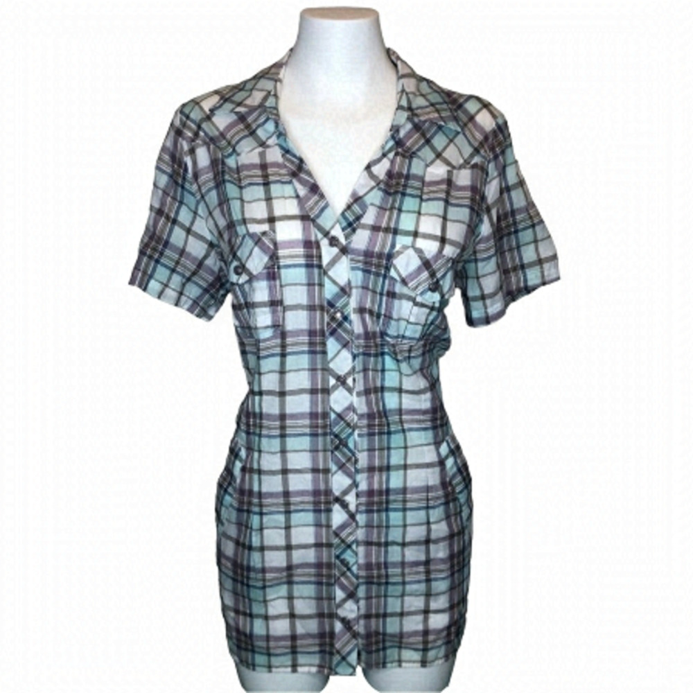 Pennington’s Plaid Button Down shirt Size  XL